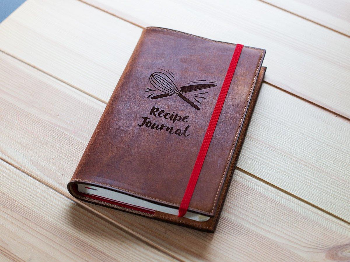 Leather Recipe Journal / Recipe Notebook Milwaukee - Natural - Image 3