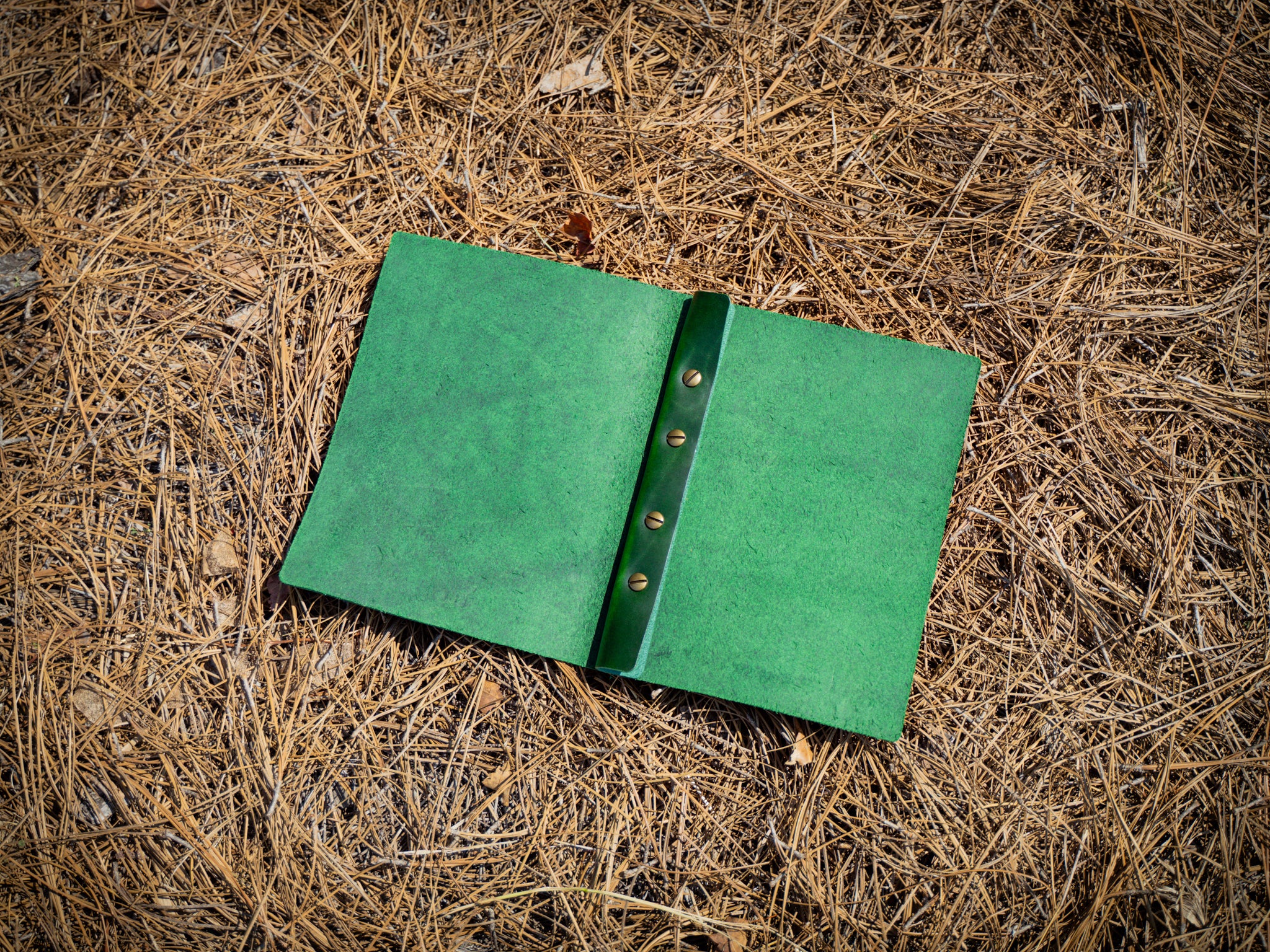 Milwaukee Leather Simple Menu Cover - Green Moss - Image 3