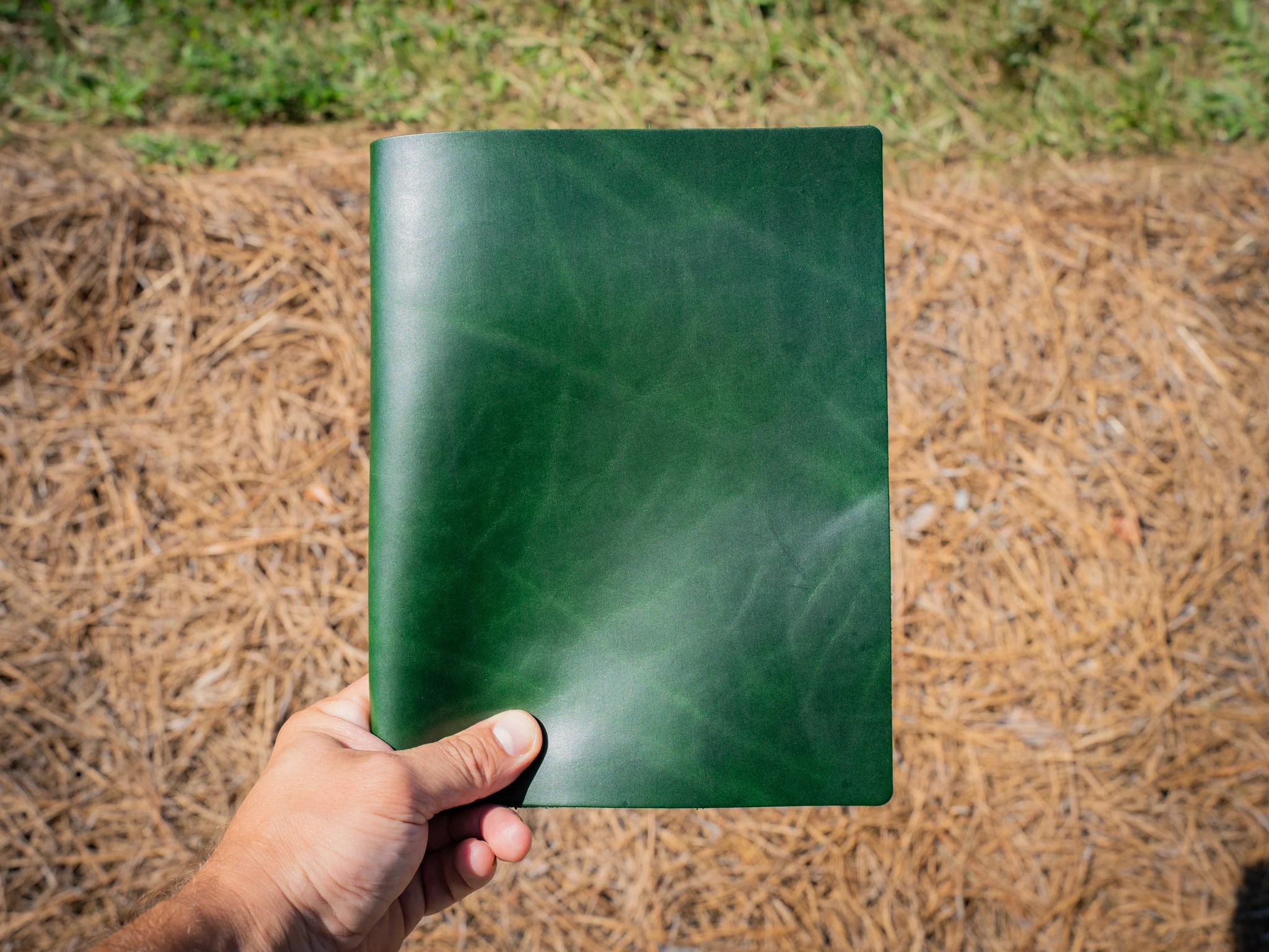 Milwaukee Leather Simple Menu Cover - Green Moss - Image 4