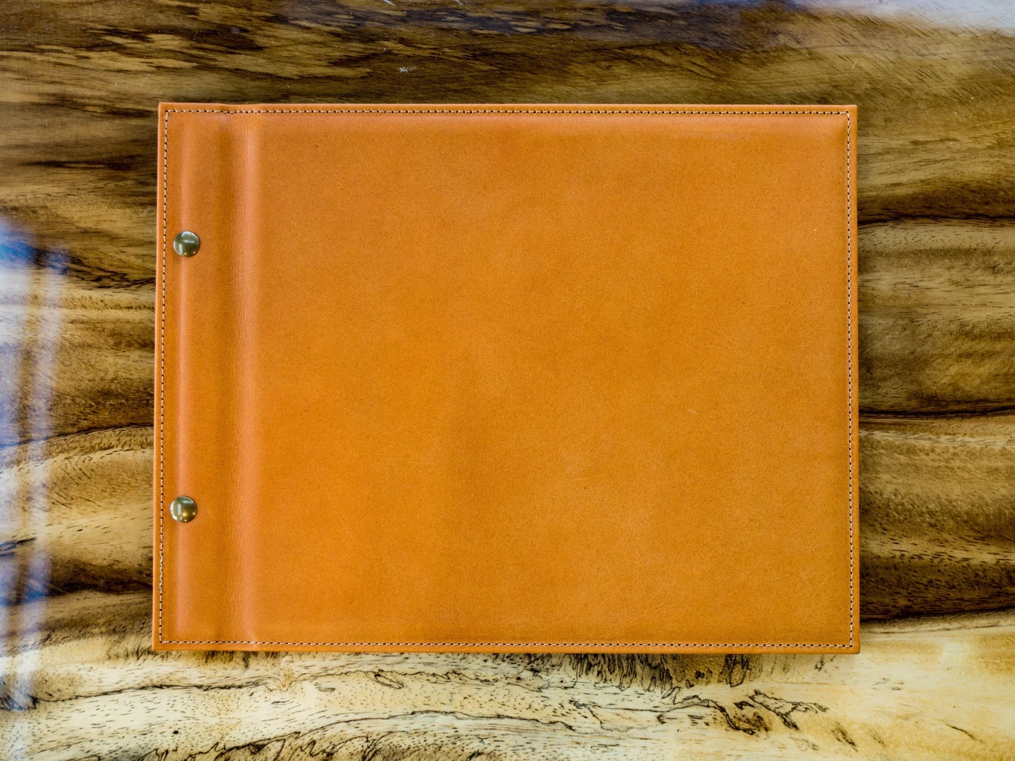 Leather Wedding Guest Book Love - Image 4