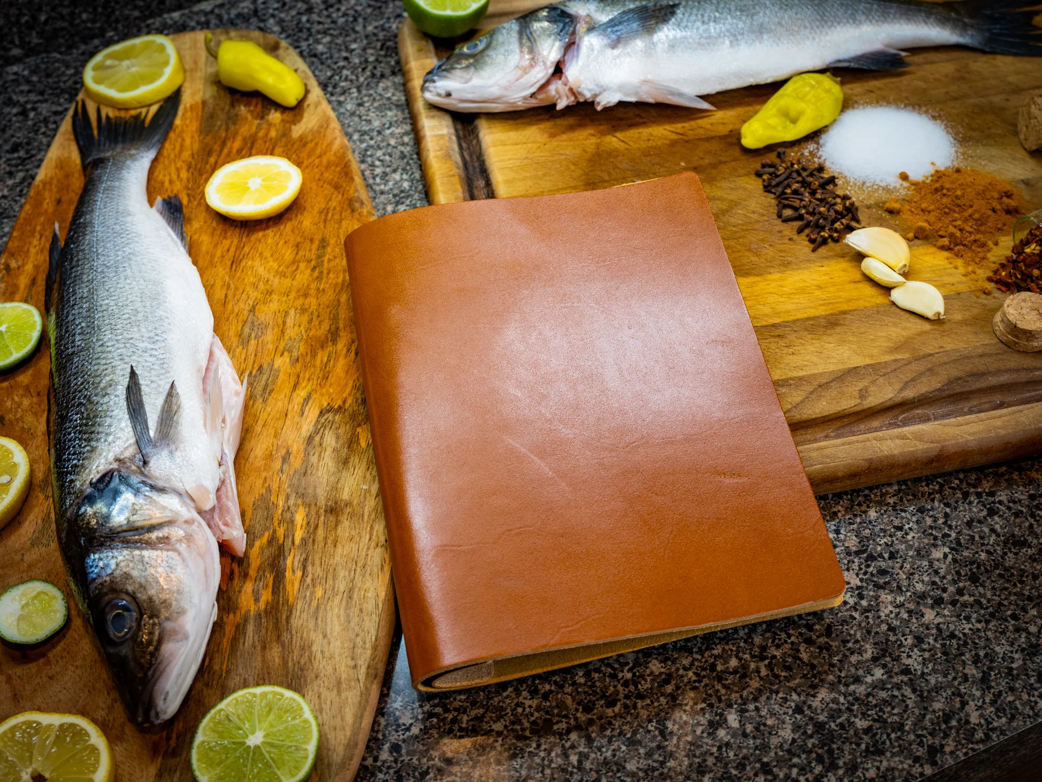 Mexican Leather Simple Menu Cover - Natural - Image 2