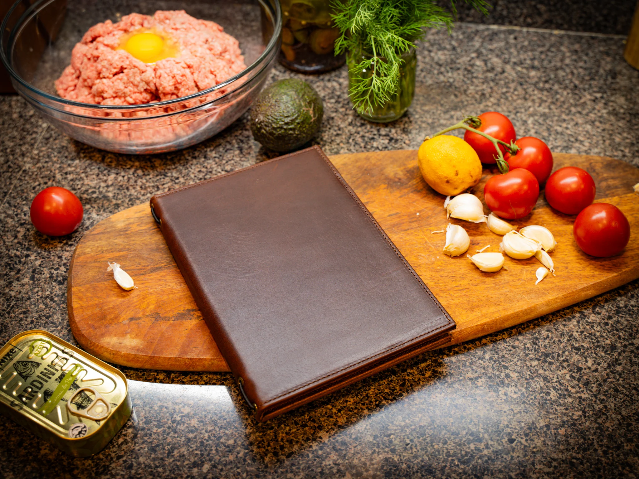 Hard Cover Menu - Chestnut - Image 2