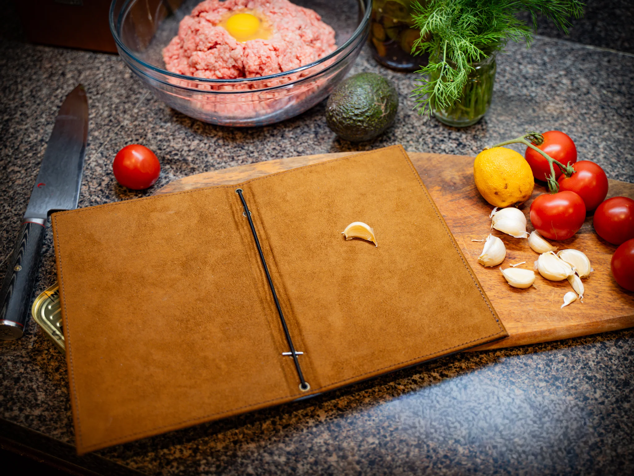 Hard Cover Menu - Chestnut - Image 3