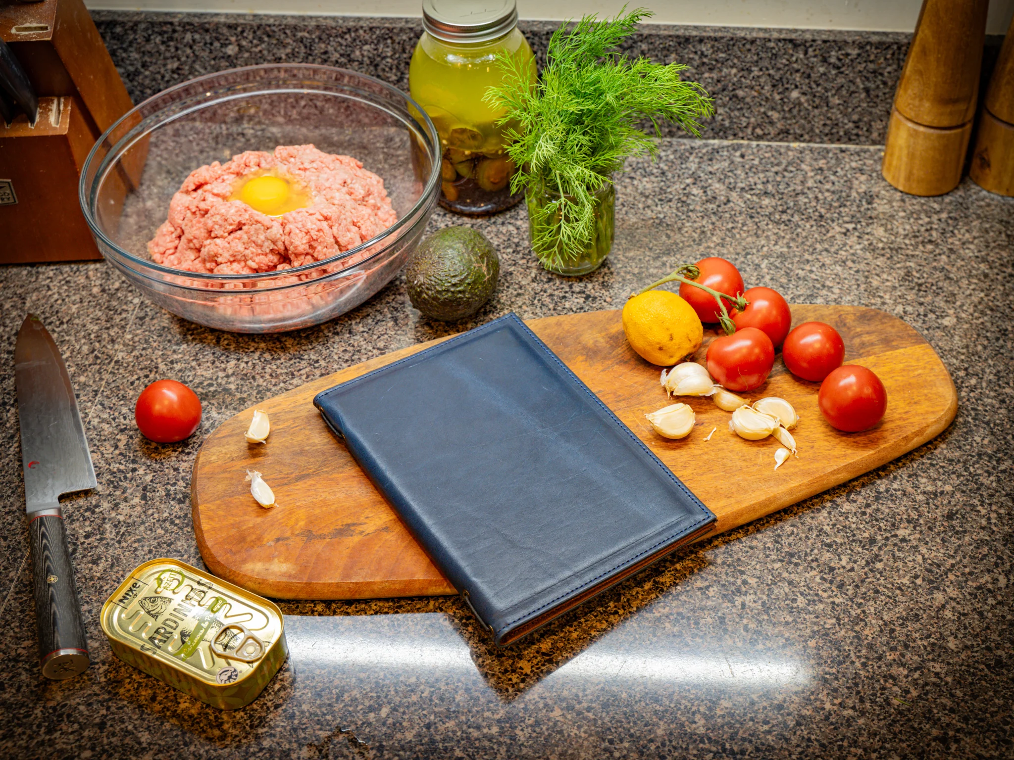 Hard Cover Menu - Navy - Image 3