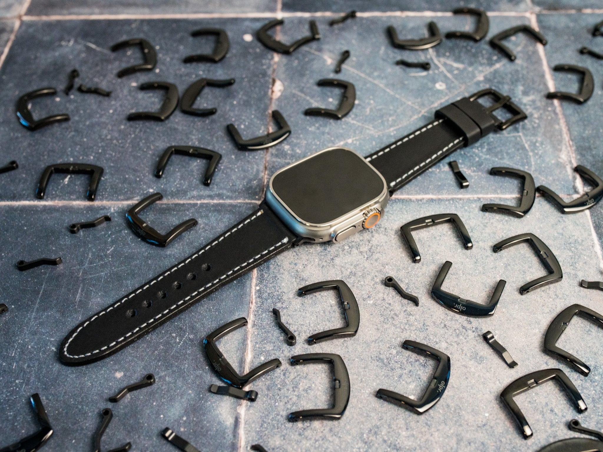 Milwaukee Leather Apple Watch Band - Black - Image 2