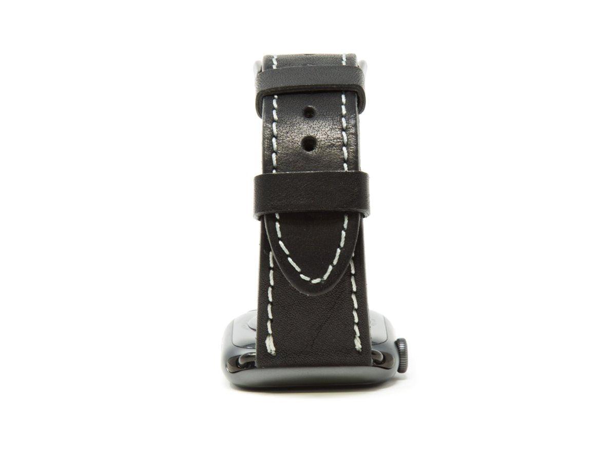 Milwaukee Leather Apple Watch Band - Black - Image 4