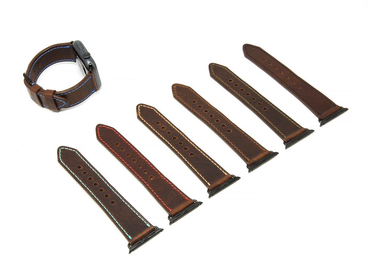 Milwaukee Leather Apple Watch Band - Chestnut - Image 7
