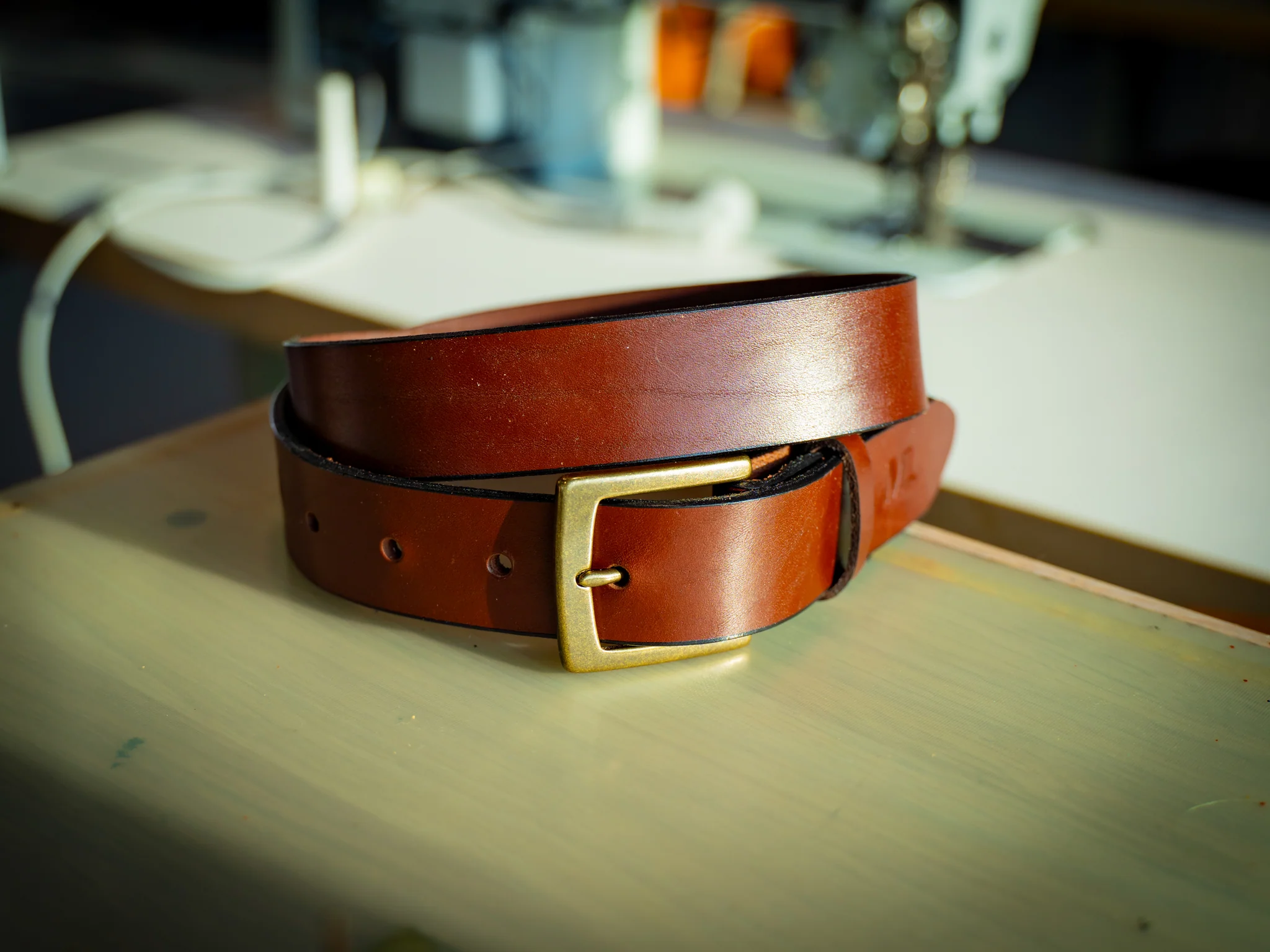 Milwaukee Leather Belt - Chestnut - Image 3