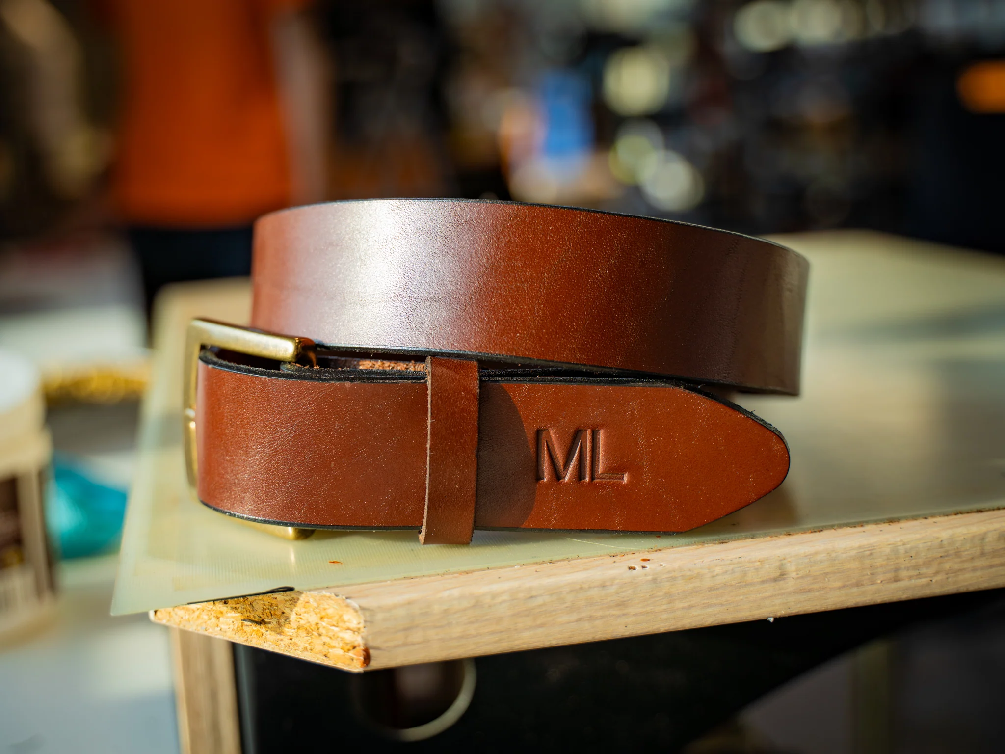 Milwaukee Leather Belt - Chestnut - Image 4