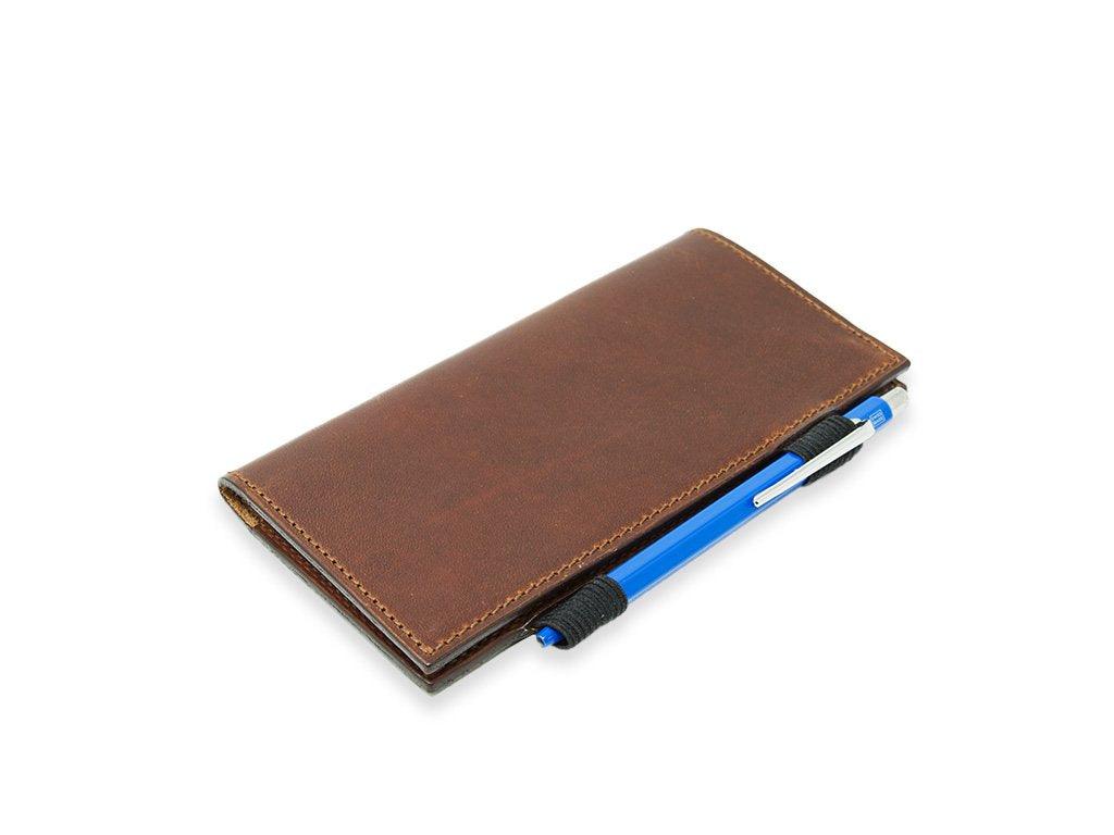Milwaukee Leather Checkbook Cover - Chestnut - Image 3