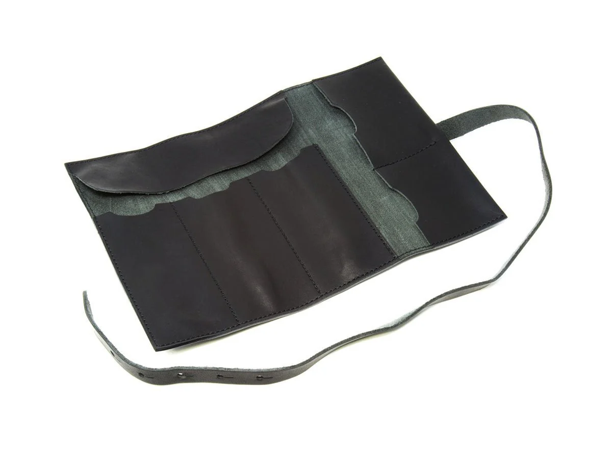 Milwaukee Leather Cigar Wallet - Black - Image 2