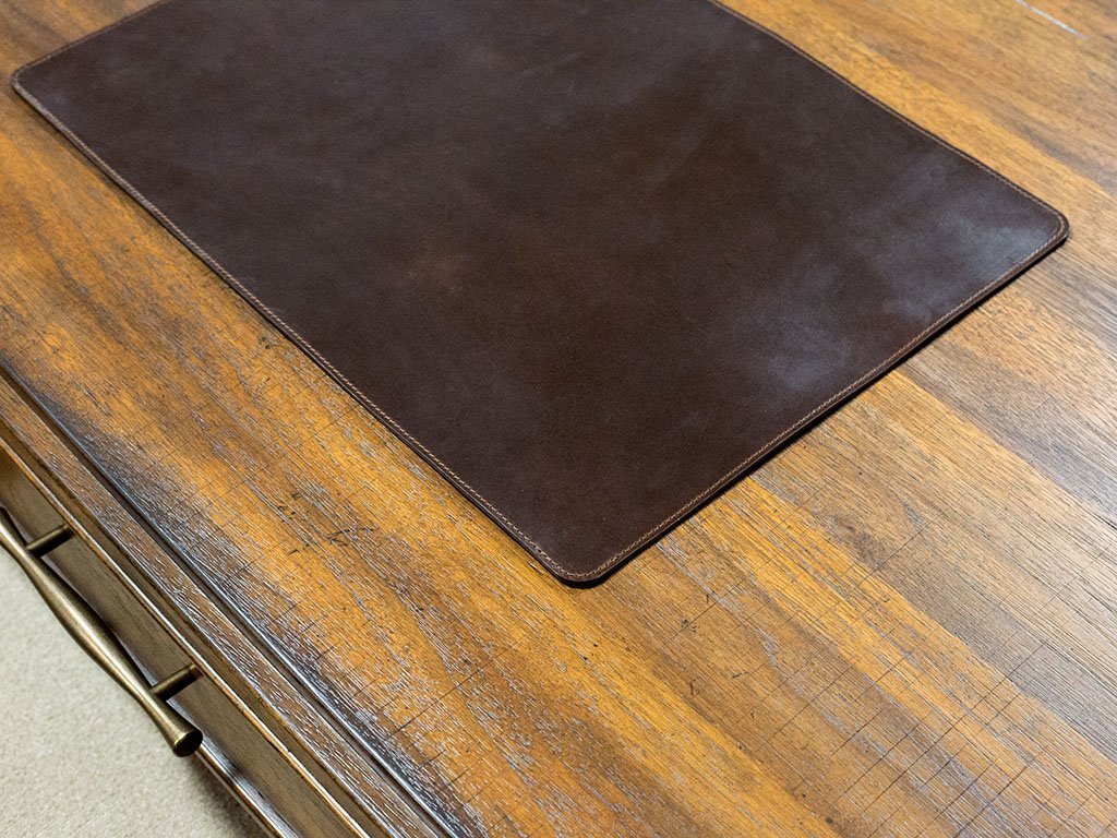 Milwaukee Leather Desk Pad - Brown - Image 5
