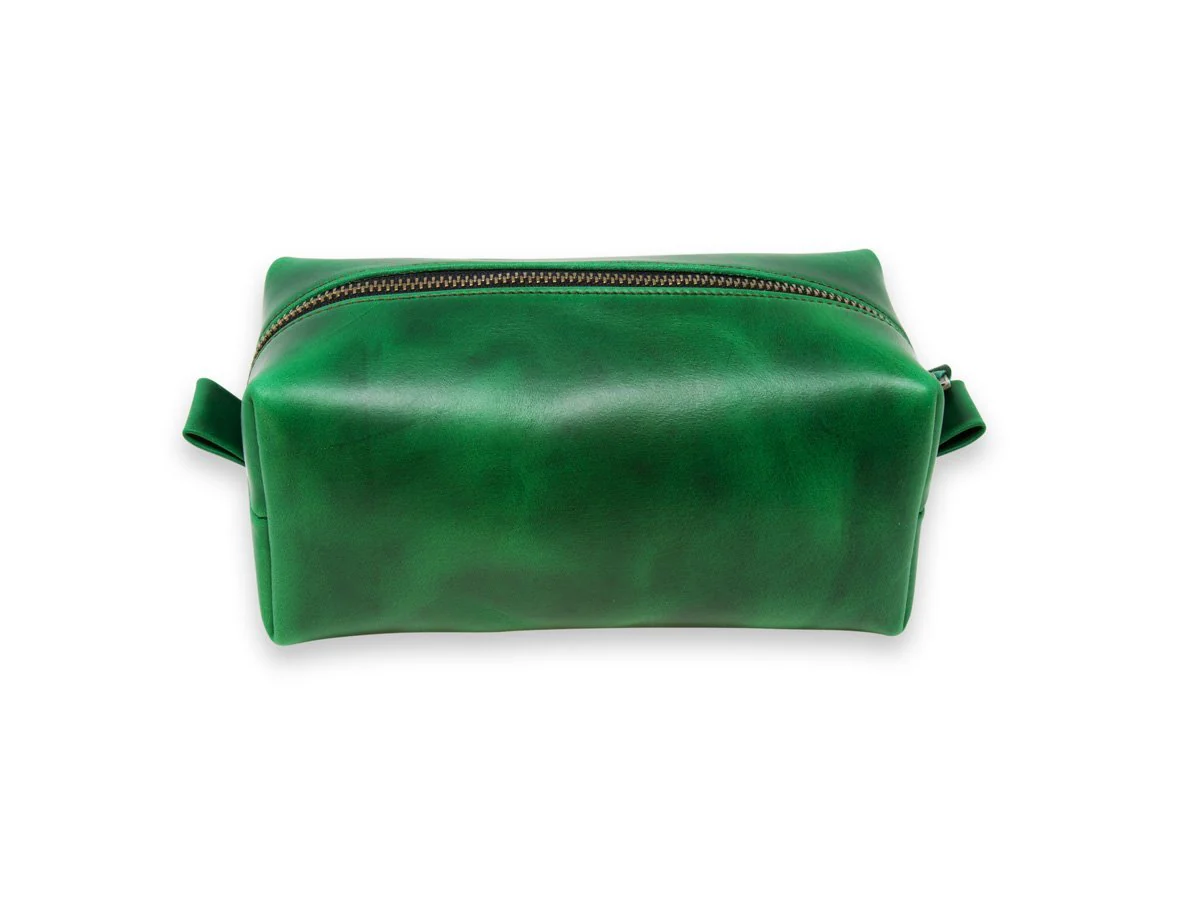 Milwaukee Leather Dopp Kit - Green - Image 3