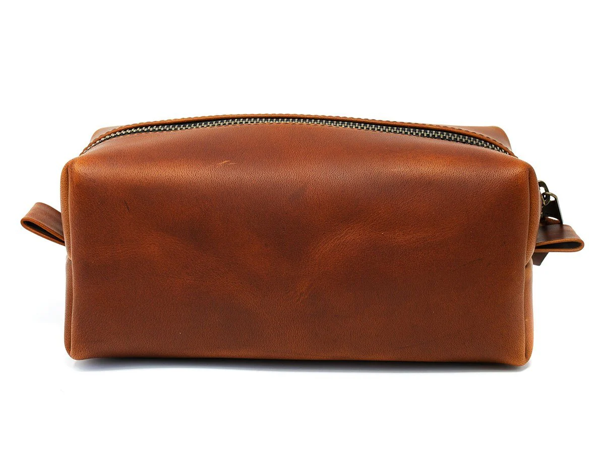 Milwaukee Leather Dopp Kit - Tan - Image 2