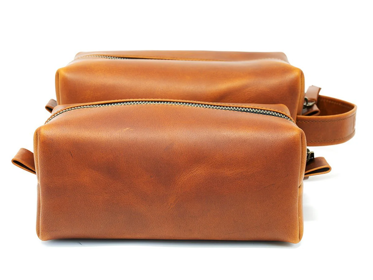 Milwaukee Leather Dopp Kit - Tan - Image 4