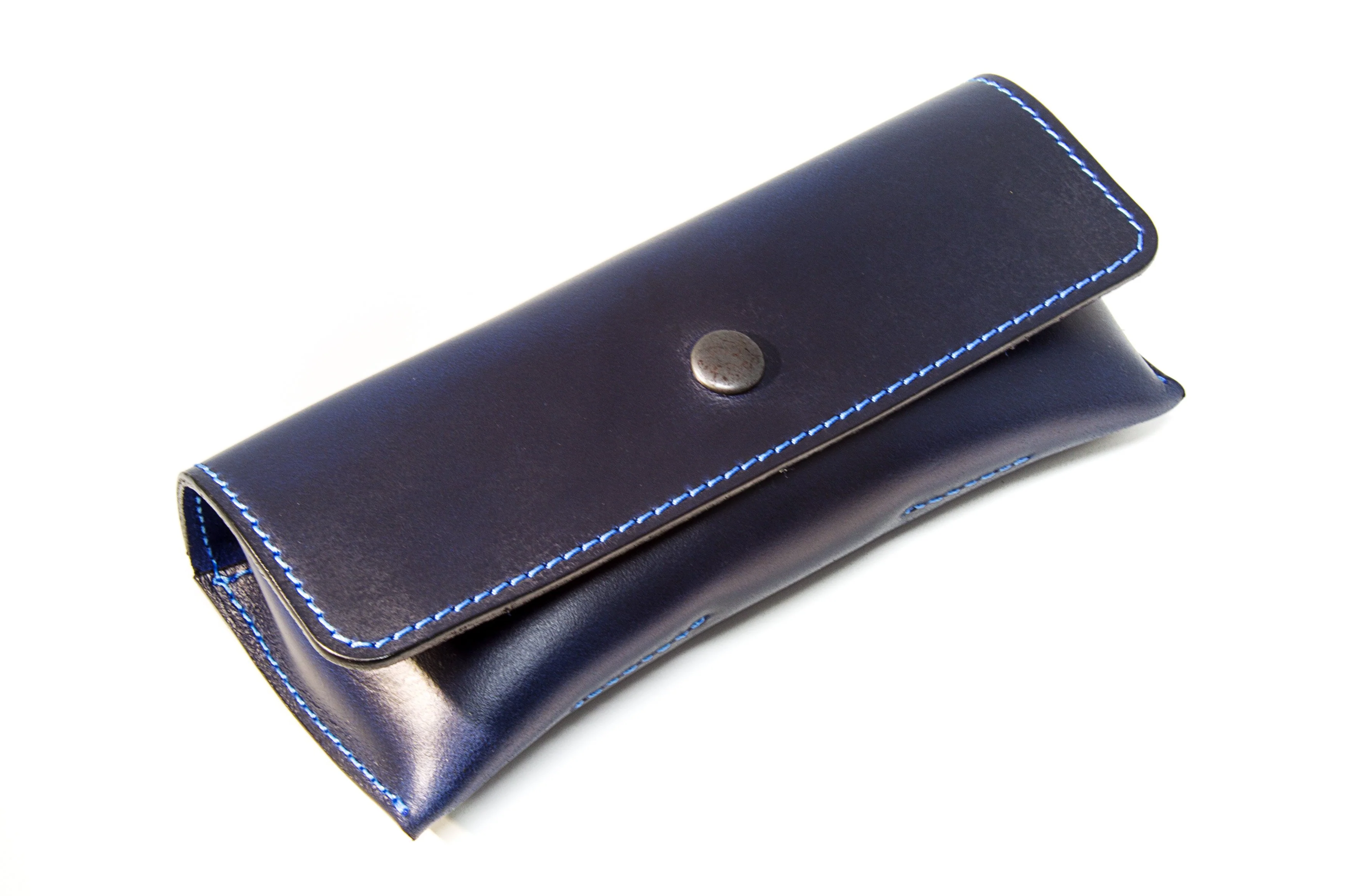 Milwaukee Leather Glasses Case - Blue