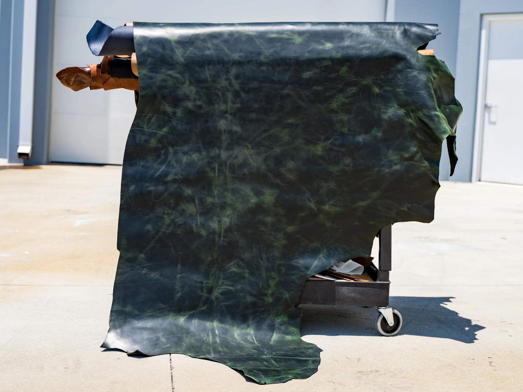 Milwaukee Leather Hide - Green Moss