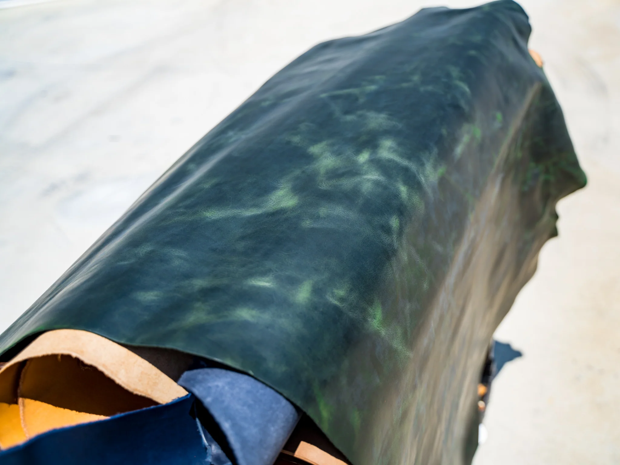 Milwaukee Leather Hide - Green Moss - Image 2
