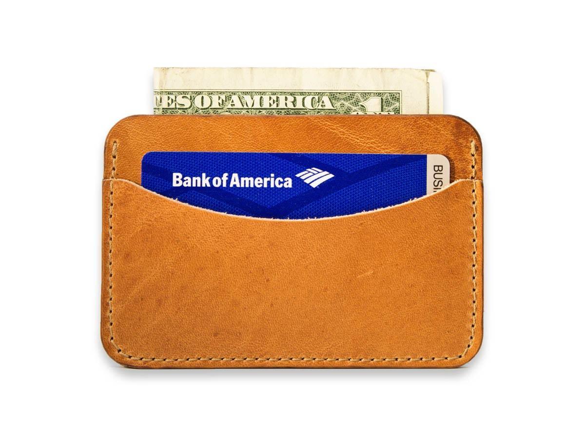 Milwaukee Leather Horizontal Card Holder - Natural - Image 3