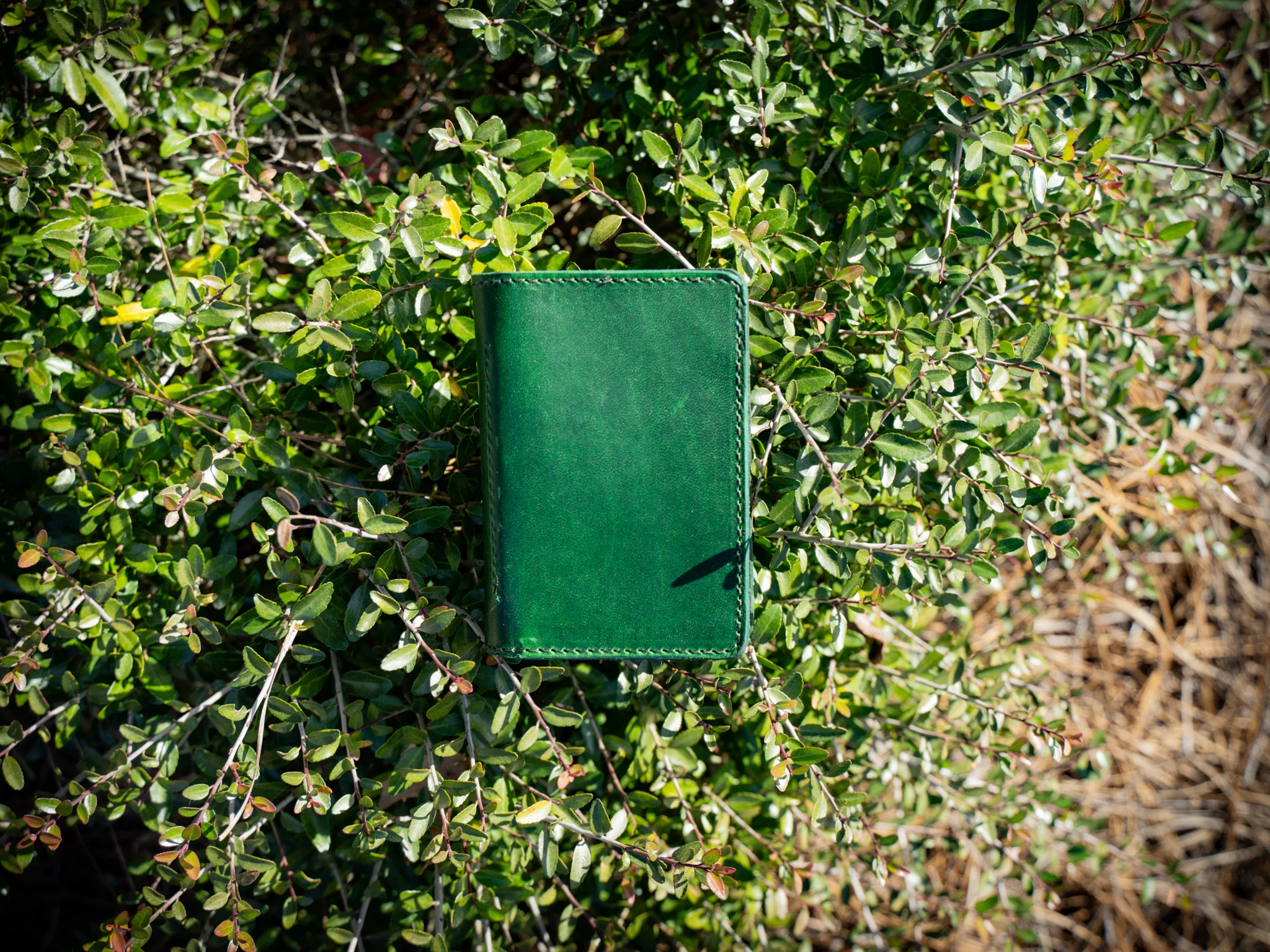 Milwaukee Leather Journal Wallet 3.0 with Pen XS - Emerald Green - Image 2