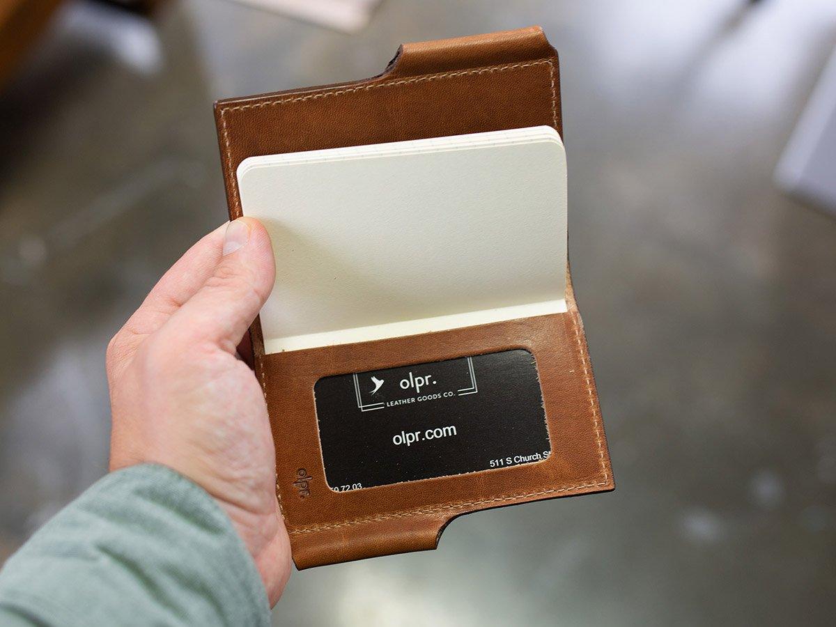 Milwaukee Leather Journal Wallet with Pen XS - Natural - Image 4