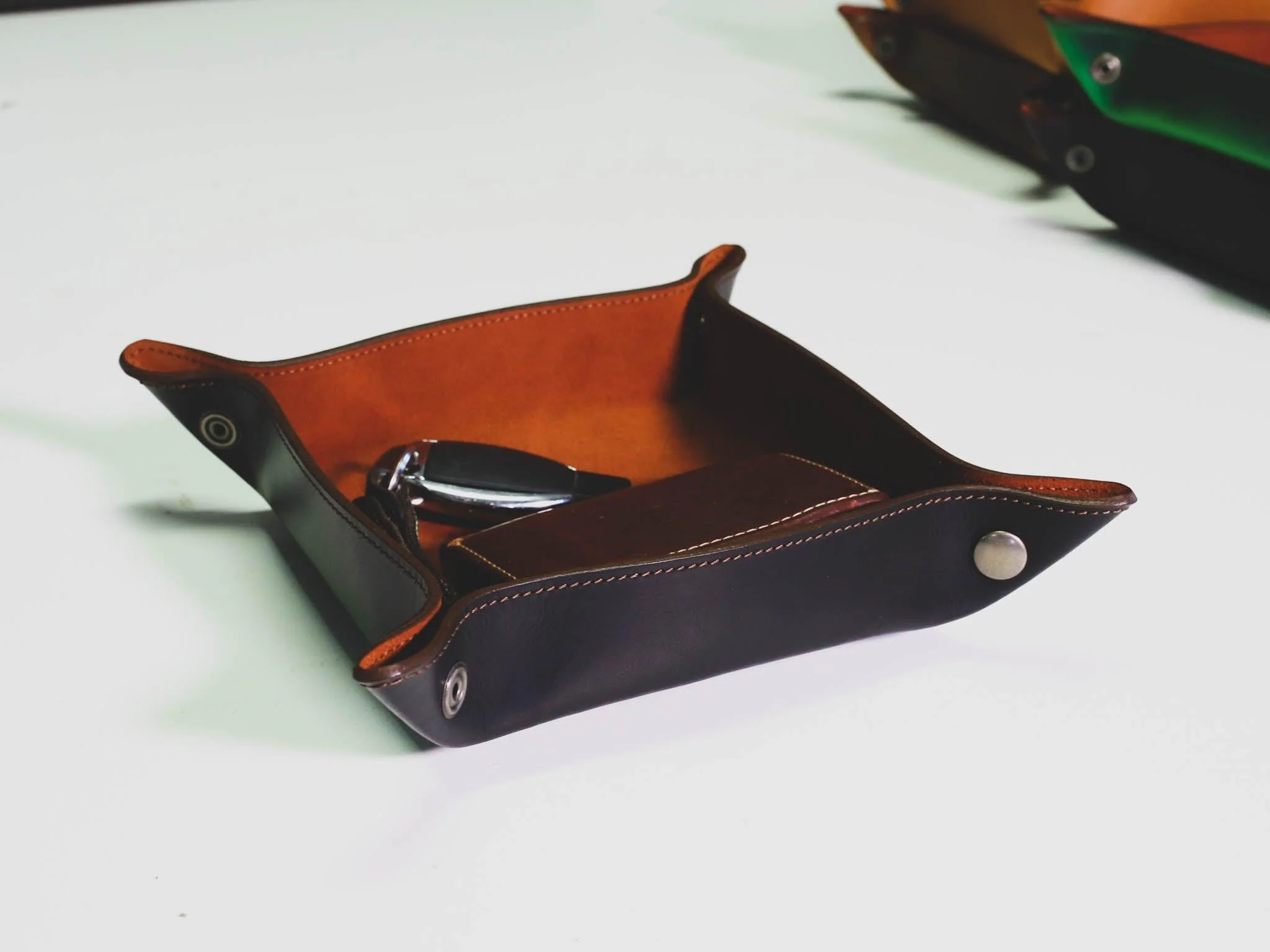 Milwaukee Leather Key Tray - Black - Image 5