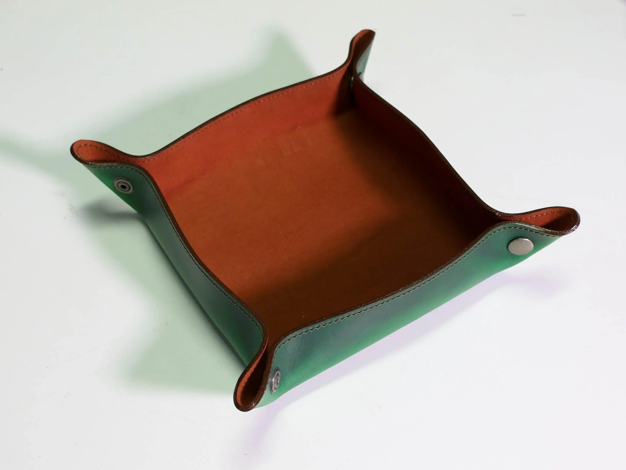 Milwaukee Leather Key Tray - Green