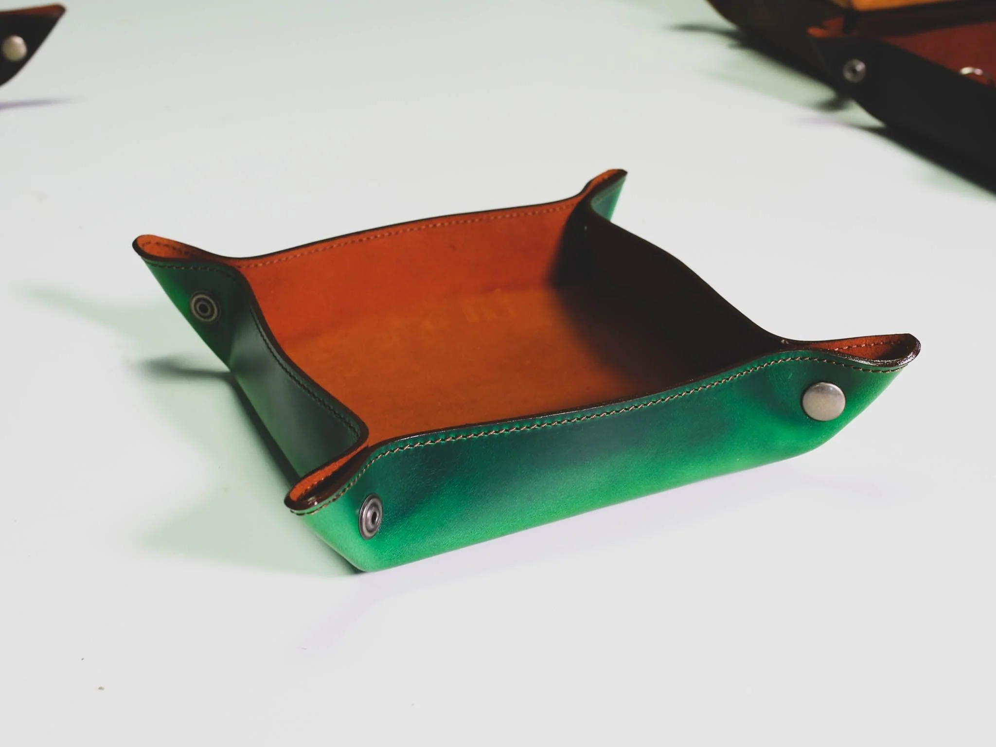 Milwaukee Leather Key Tray - Green - Image 3