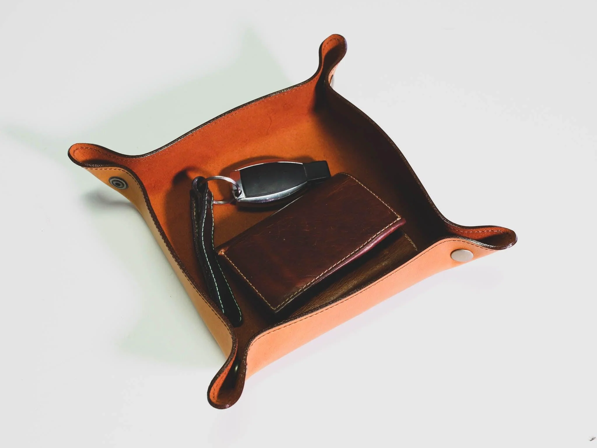 Milwaukee Leather Key Tray - Natural - Image 2
