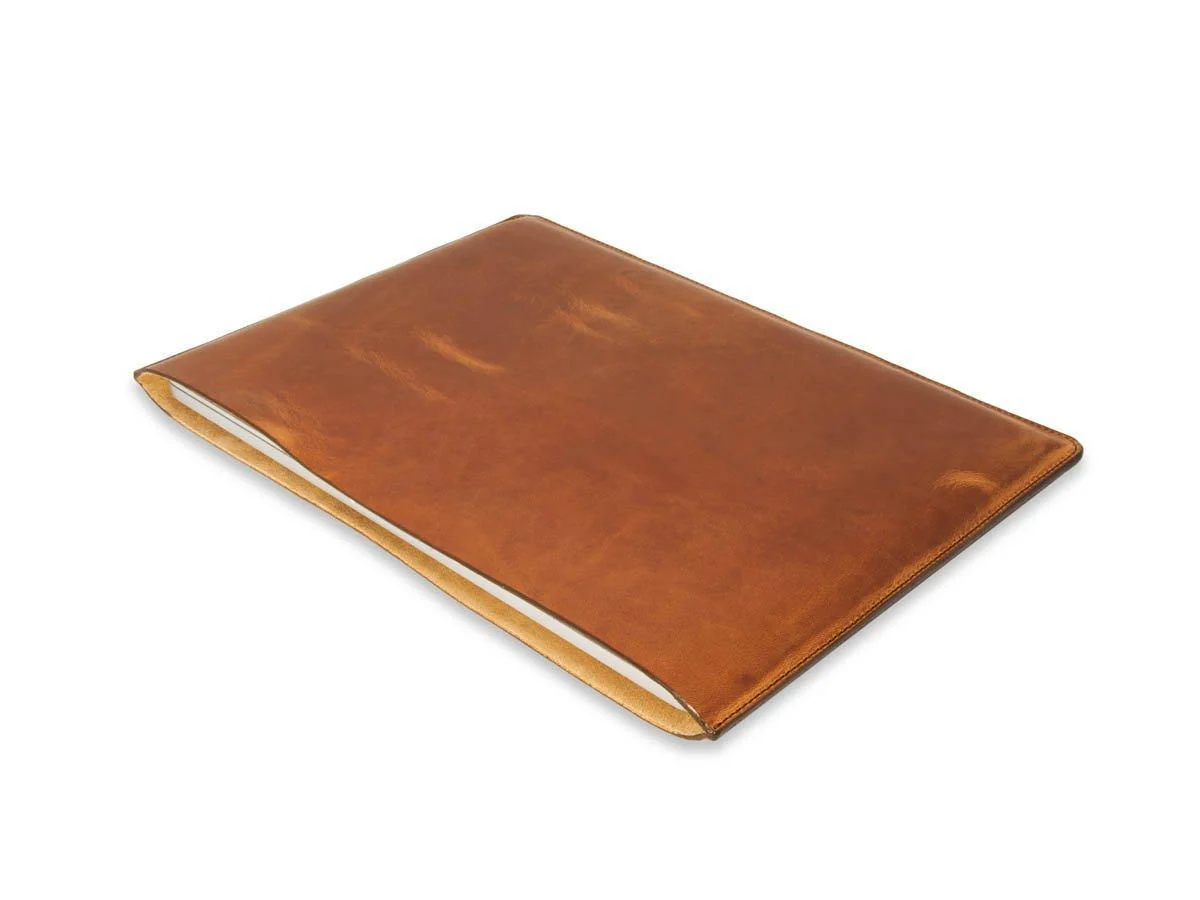 Milwaukee Leather Macbook Sleeve - Natural - Image 2