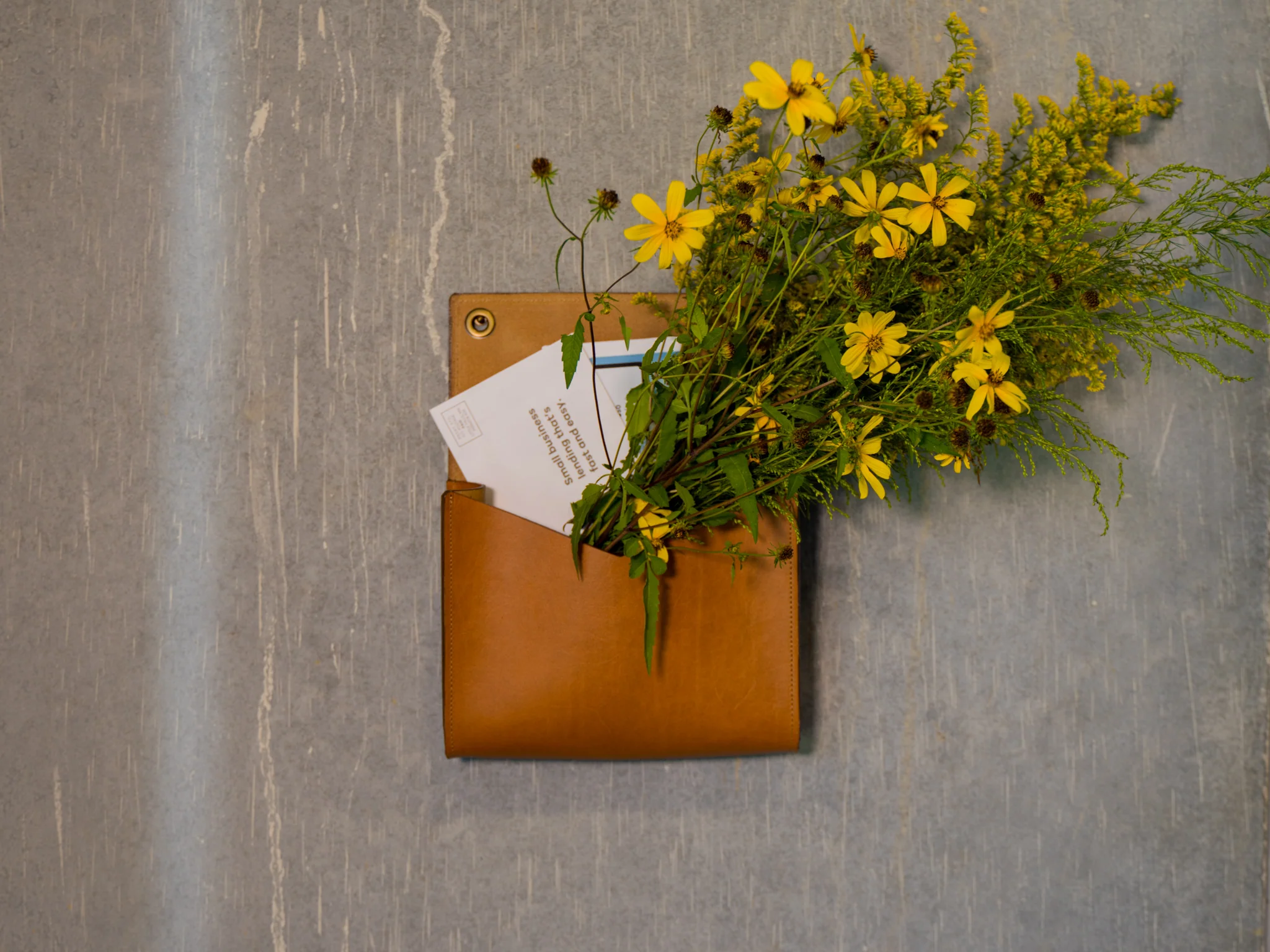 Milwaukee Leather Mail Box - Natural - Image 2