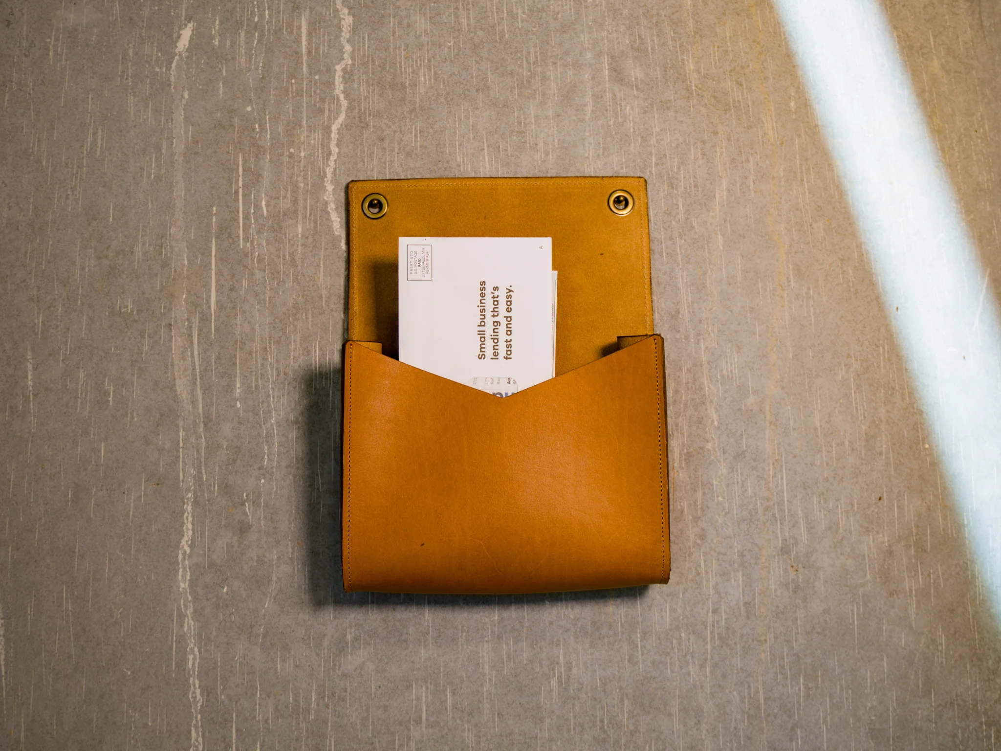 Milwaukee Leather Mail Box - Natural - Image 5