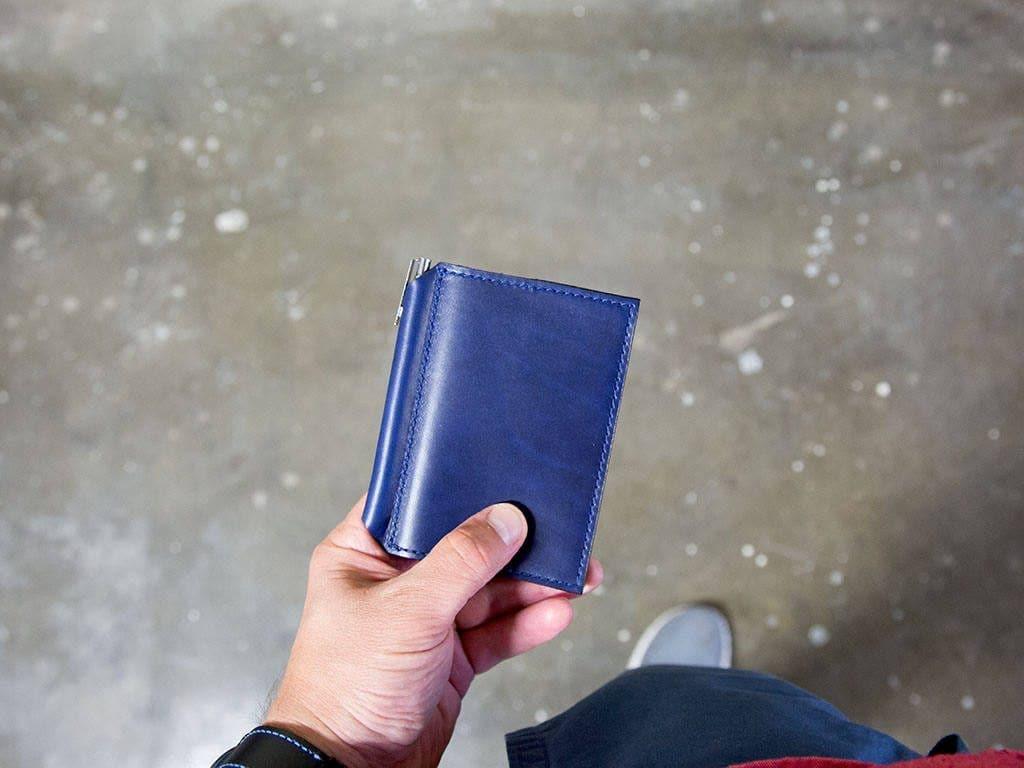 Milwaukee Leather Mini Journal with Pen - Blue - Image 5