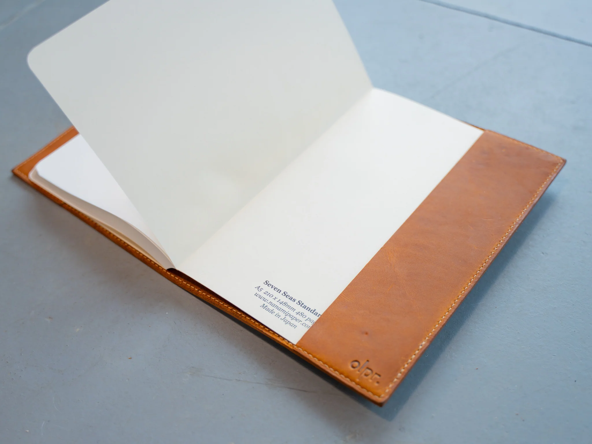 Milwaukee Leather Nanami Seven Seas A5 Journal - Natural - Image 2