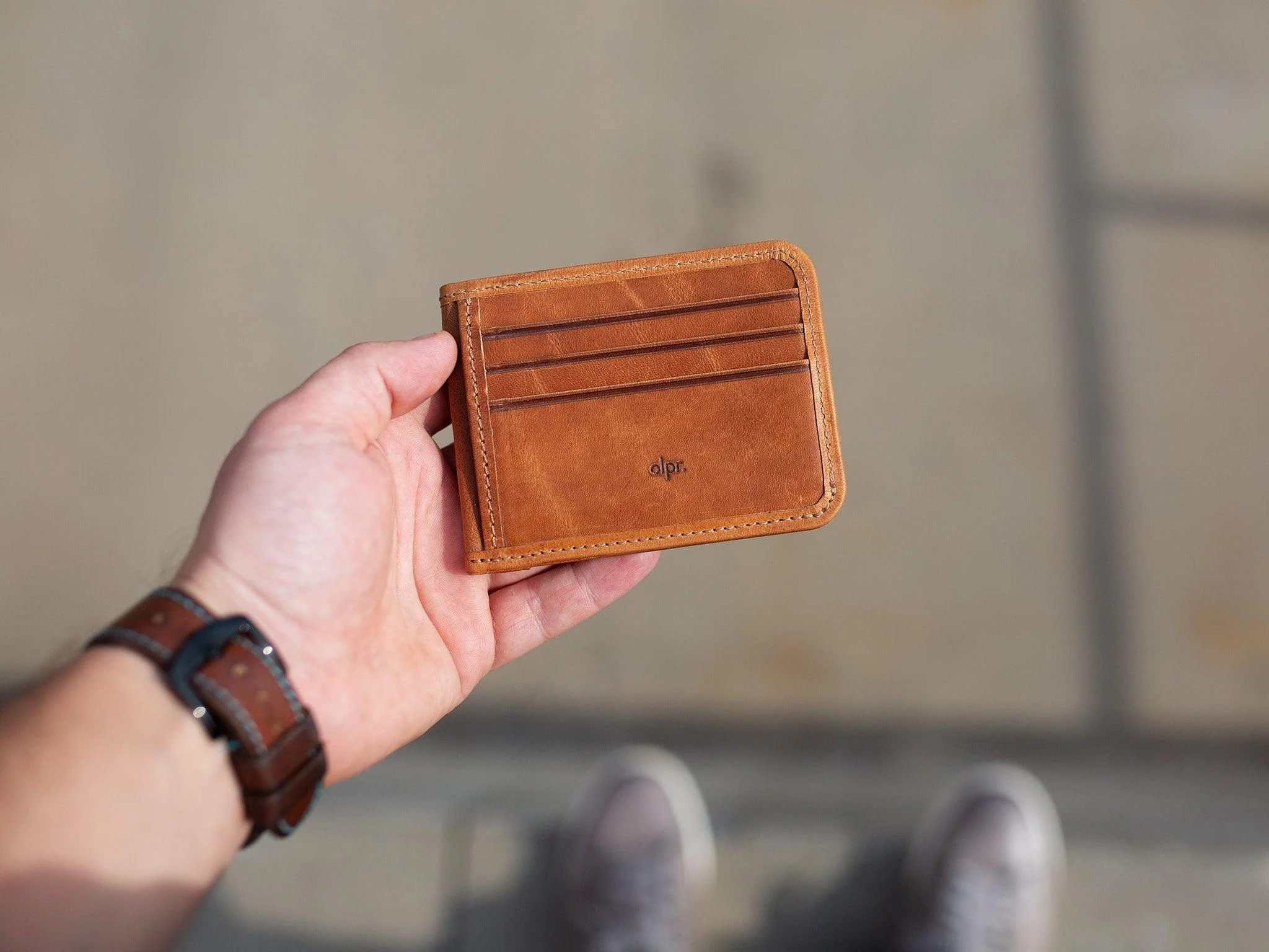 Milwaukee Leather Nine Pocket Wallet - Natural - Image 3