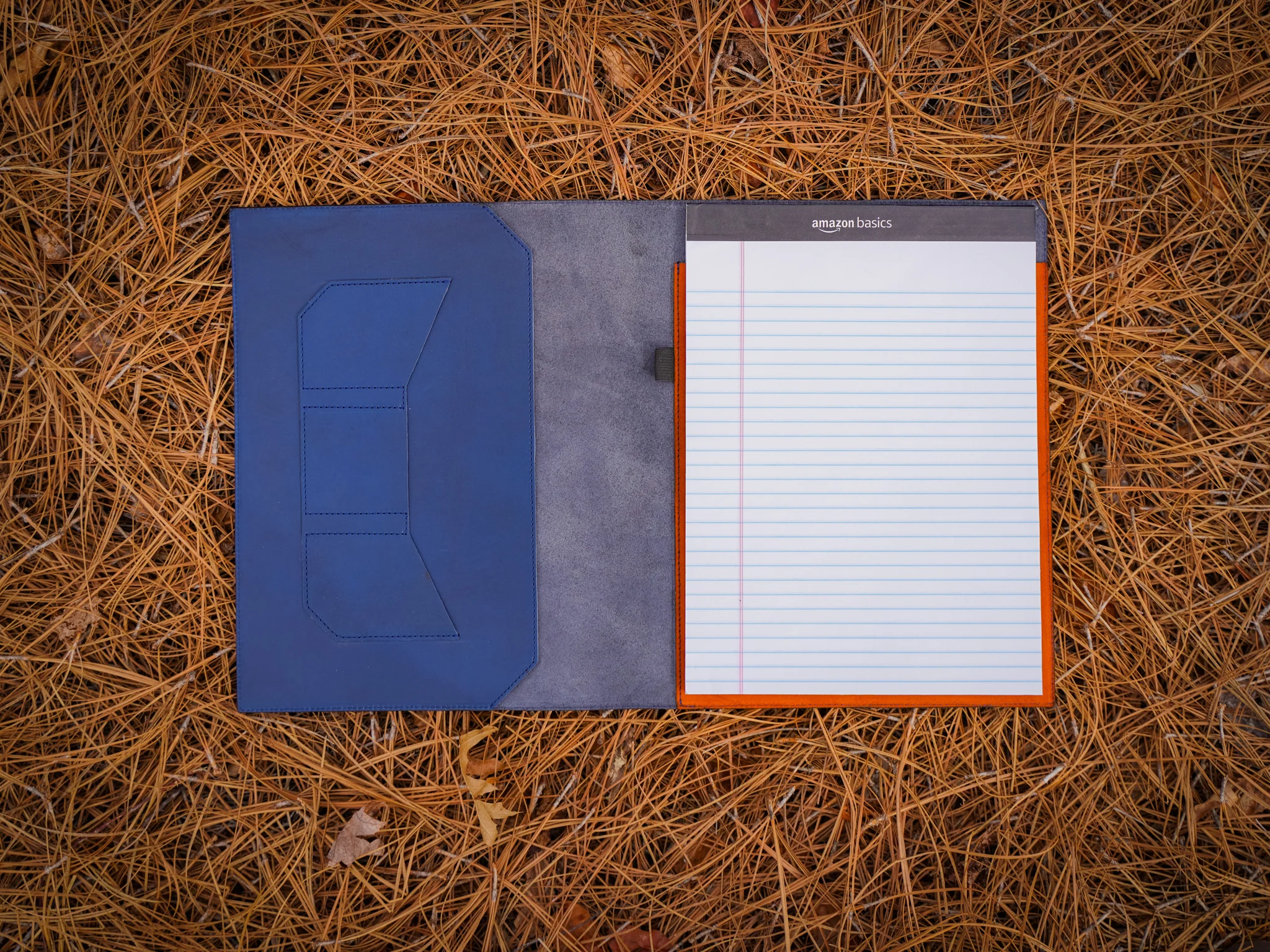 Milwaukee Leather Padfolio Traditional - Navy - Image 3