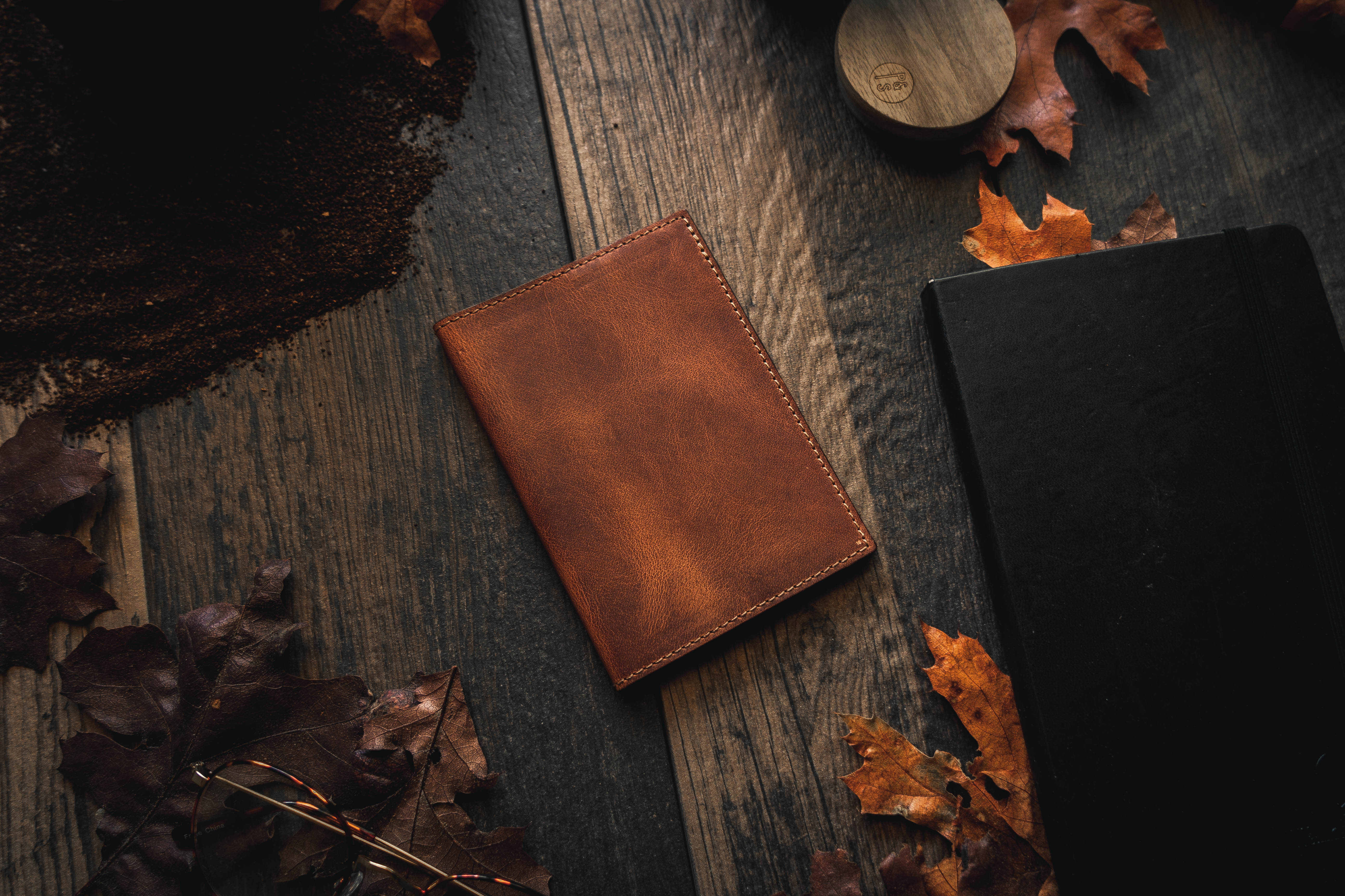 Milwaukee Leather Passport Cover - Natural - Image 2