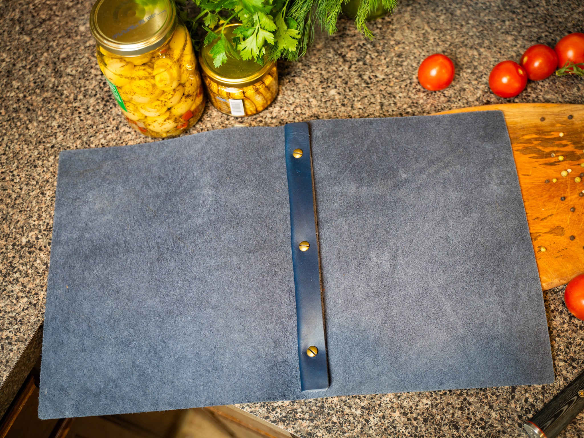 Milwaukee Leather Simple Menu Cover - Navy - Image 2