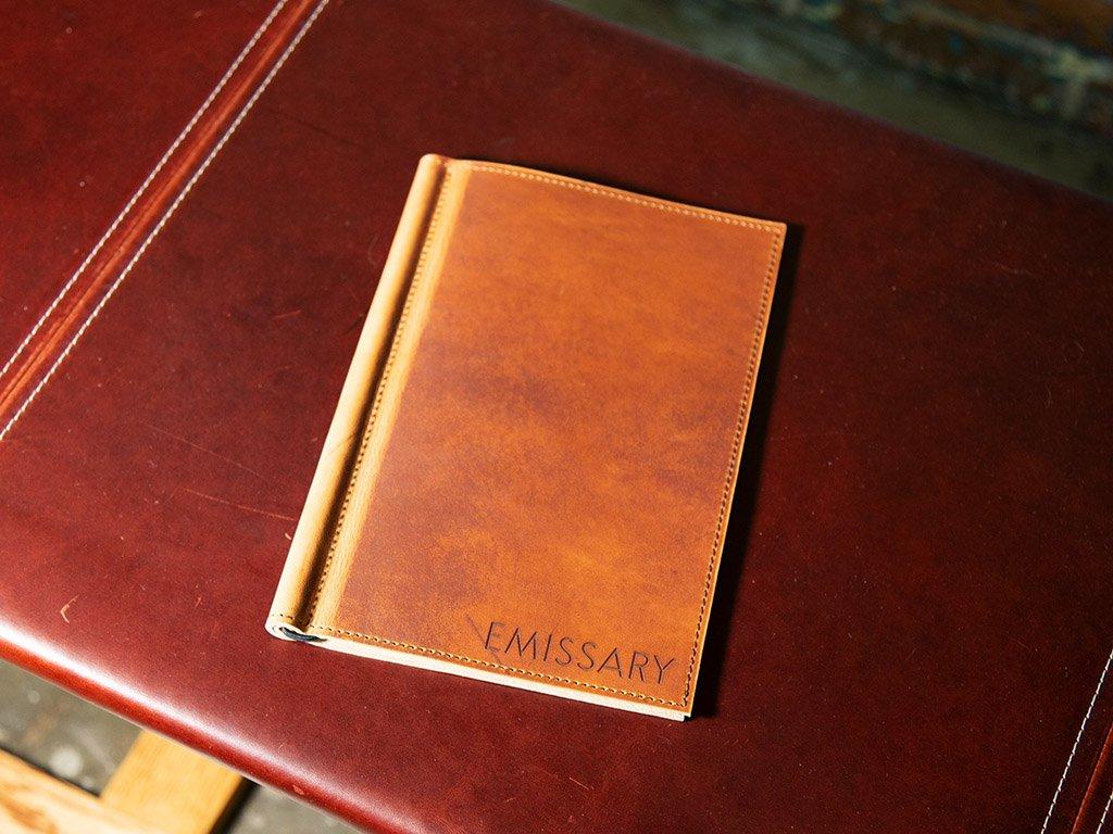 Leather Softcover Menu Holder - Natural - Image 6