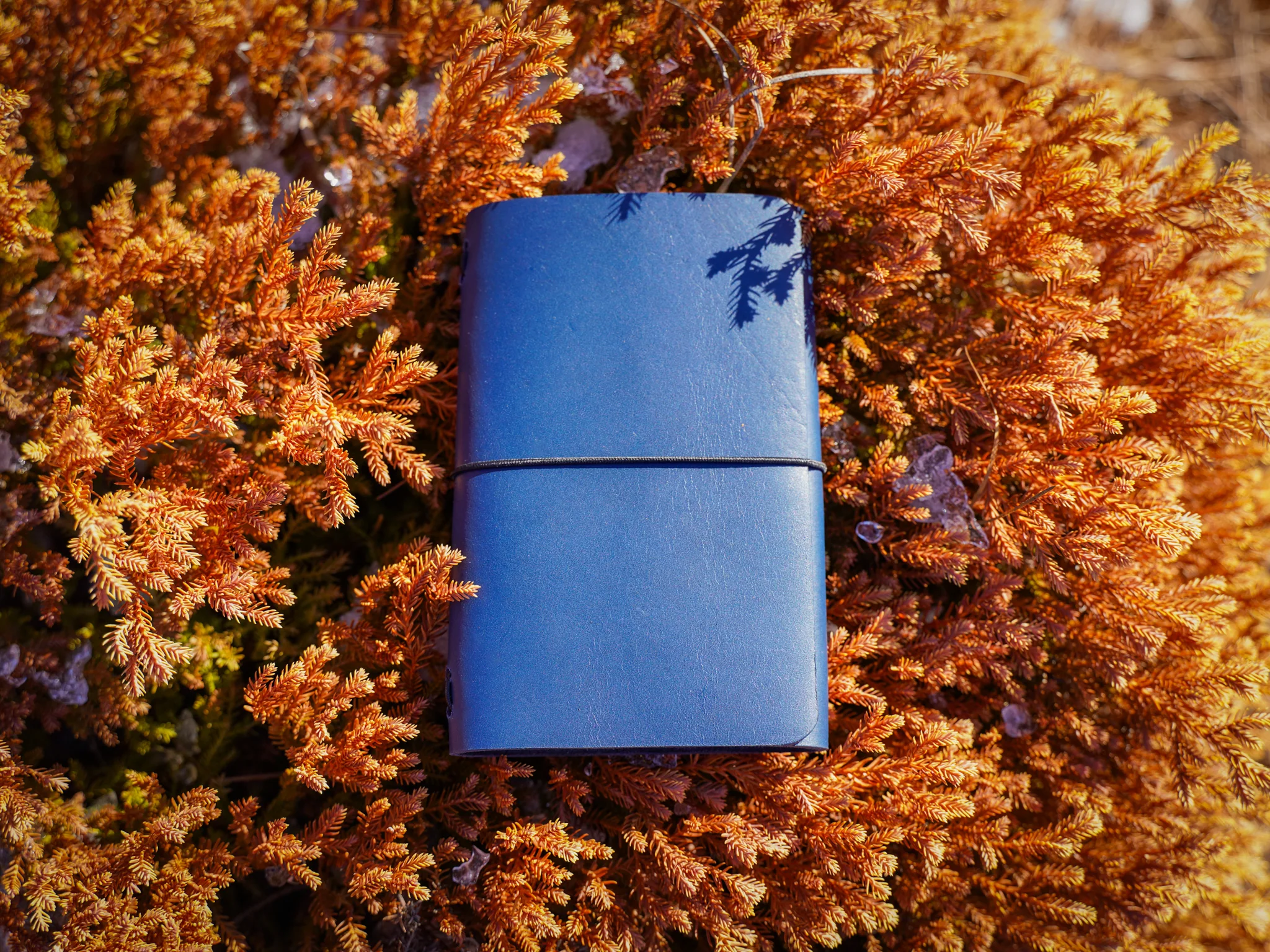 Milwaukee Leather Travel Journal - Navy - Image 5