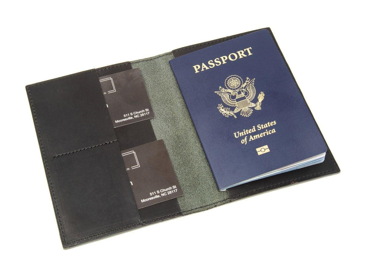 Milwaukee Leather Travel Wallet - Black - Image 3