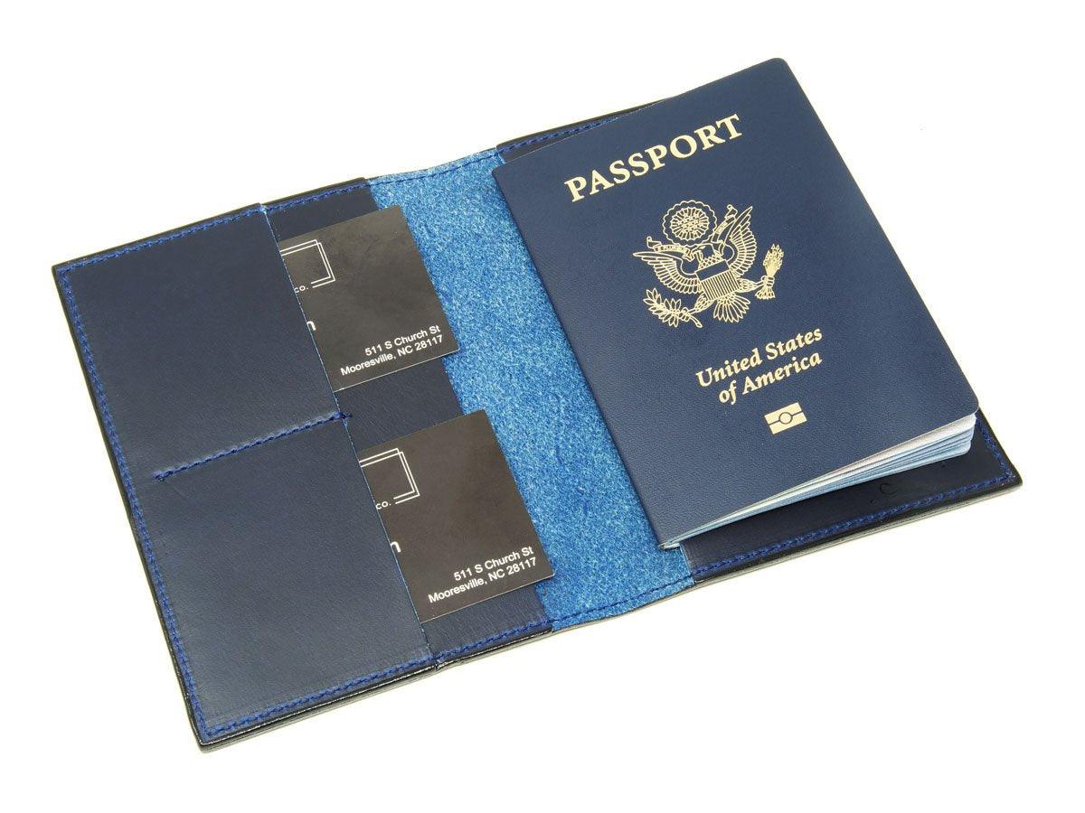 Milwaukee Leather Travel Wallet - Blue - Image 4