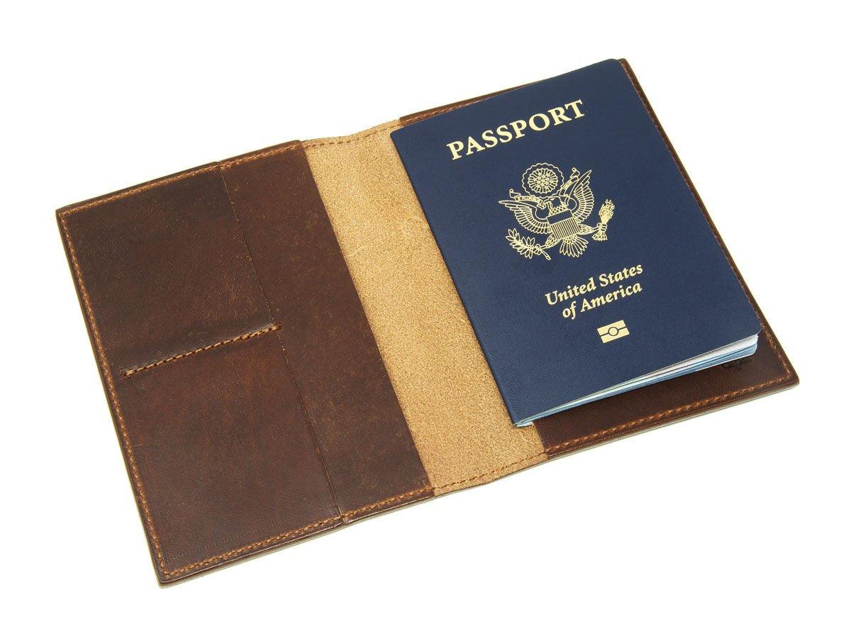 Milwaukee Leather Travel Wallet - Chestnut - Image 3