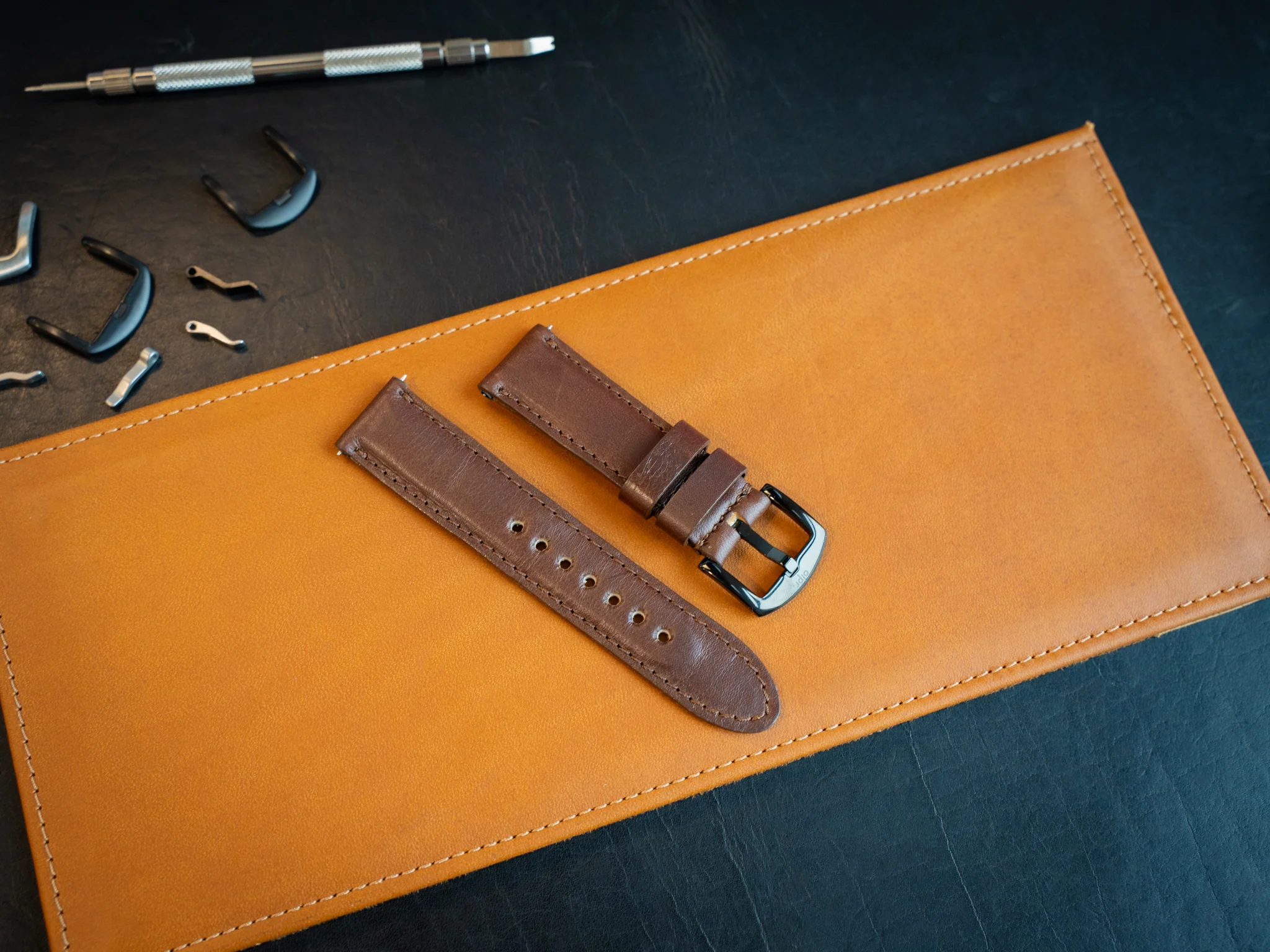 Milwaukee Leather Watch Band - Chestnut - Image 2