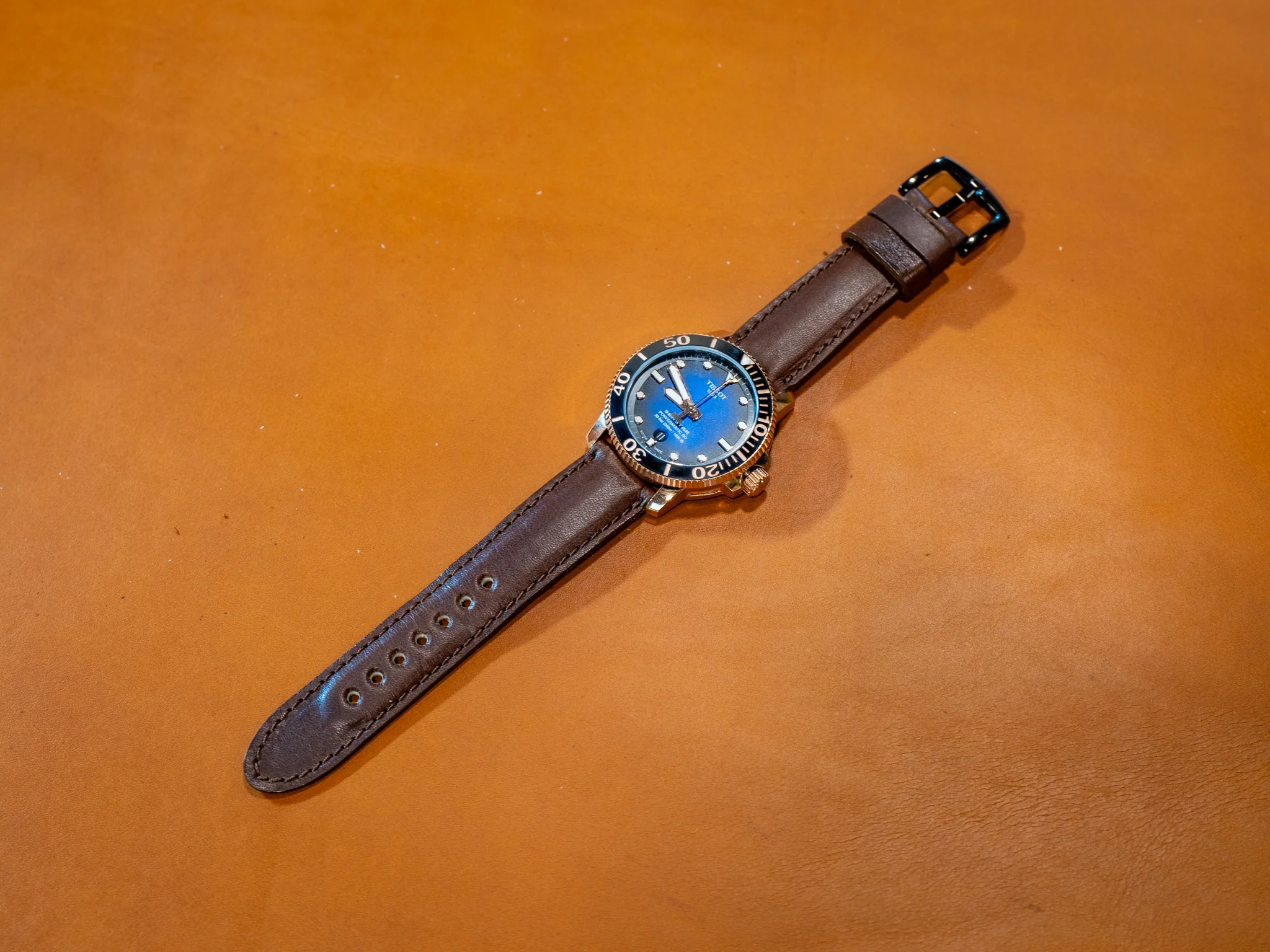 Milwaukee Leather Watch Band - Chestnut - Image 3