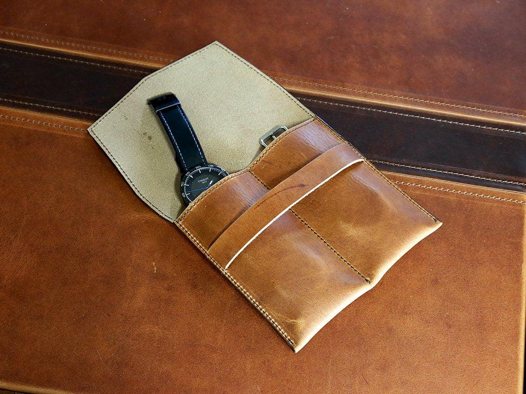 Milwaukee Leather Watch Case - Natural - Image 4