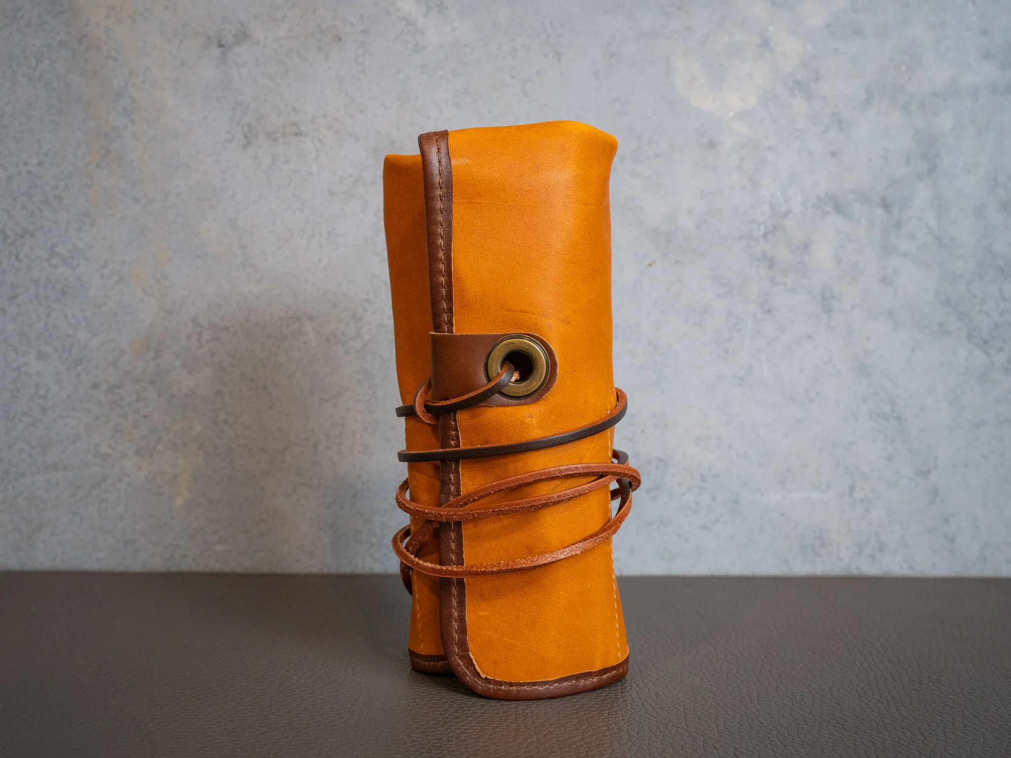 Milwaukee Leather Watch Roll with Lining - Natural - Image 3