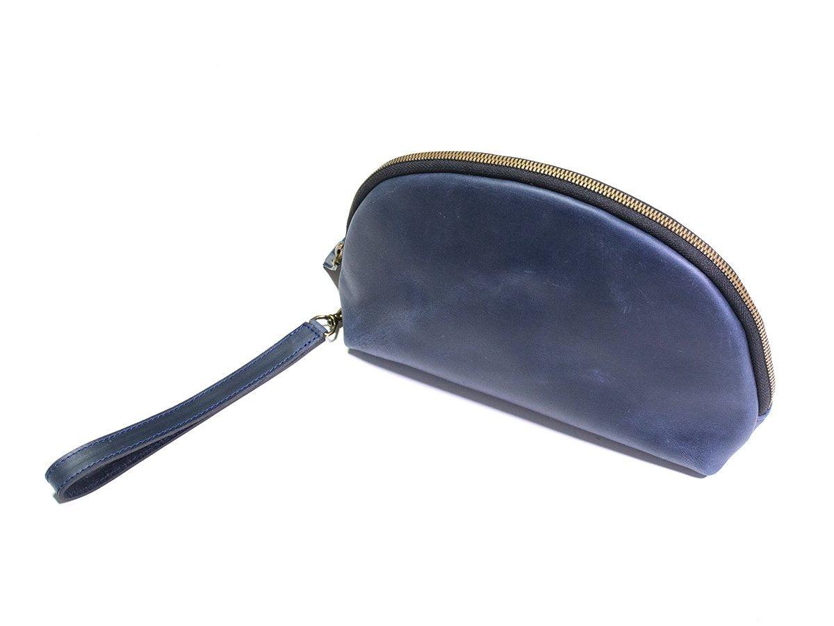 Milwaukee Leather Zipper Pouch - Navy - Image 2