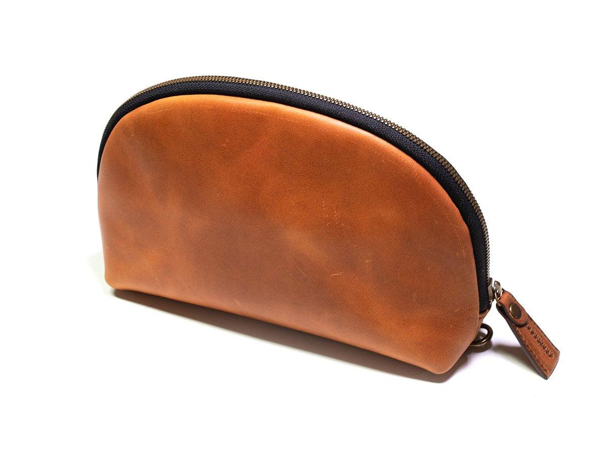 Milwaukee Leather Zipper Pouch - Tan - Image 2