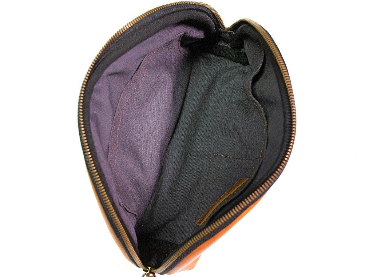 Milwaukee Leather Zipper Pouch - Tan - Image 4